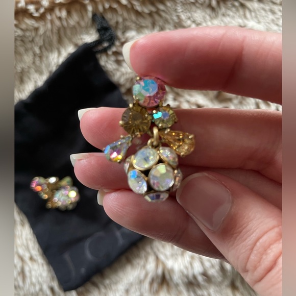 Retro J. Crew Disco Drop Earrings - Picture 3 of 4